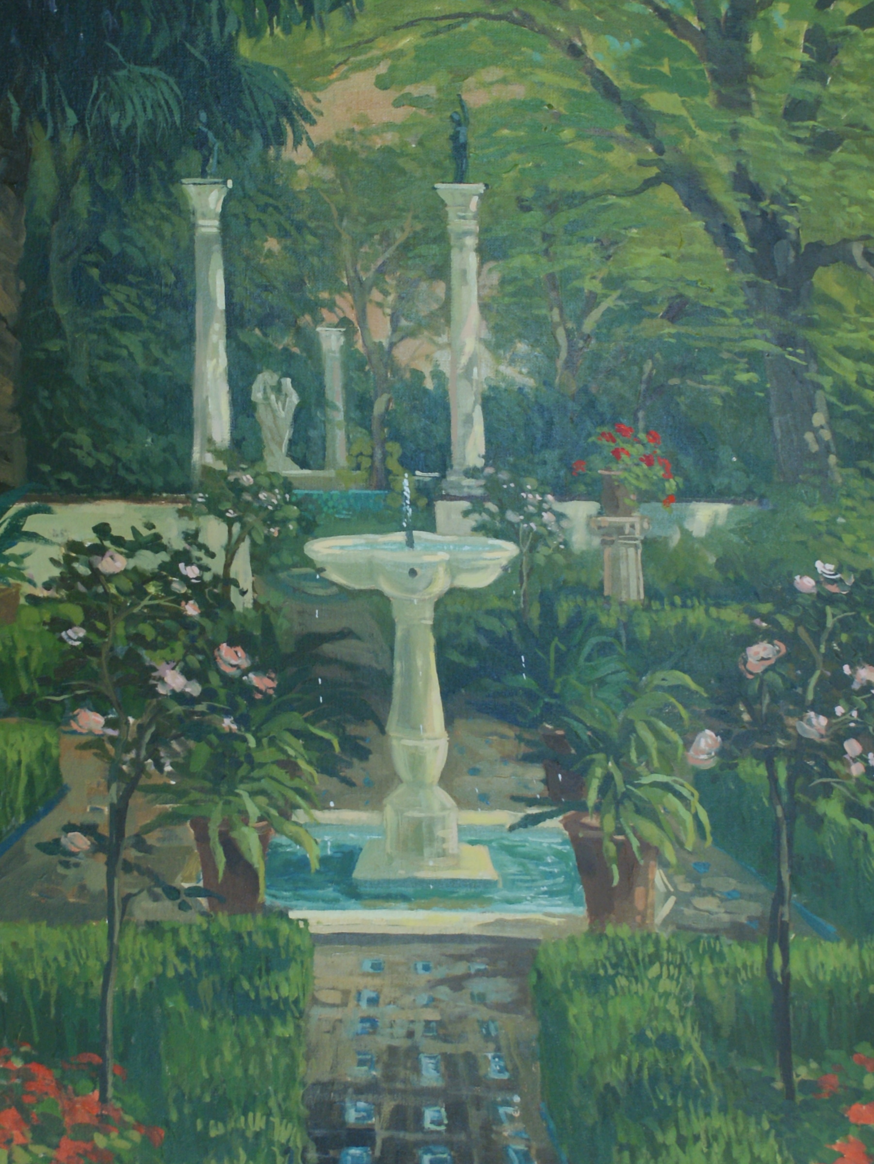 The Fountain Patio Sorolla Museum