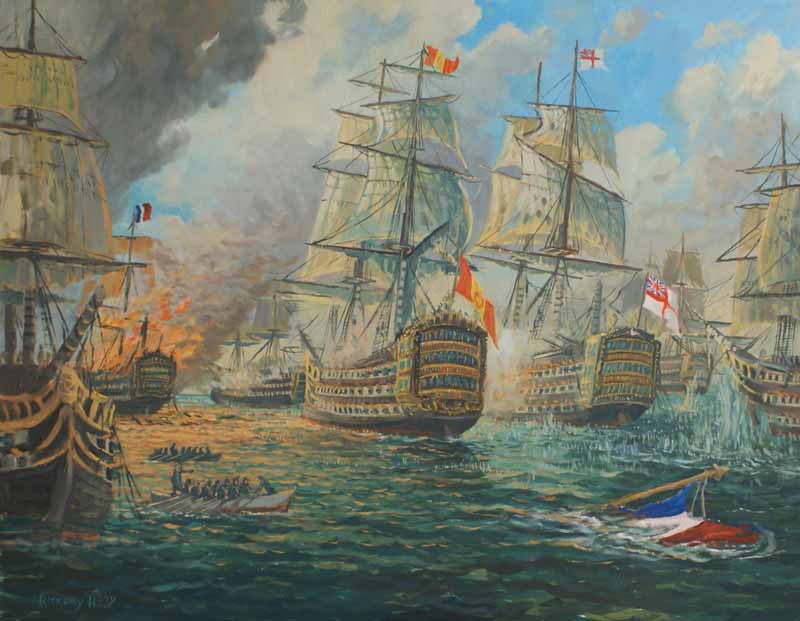 The Battle of Trafalgar  1805